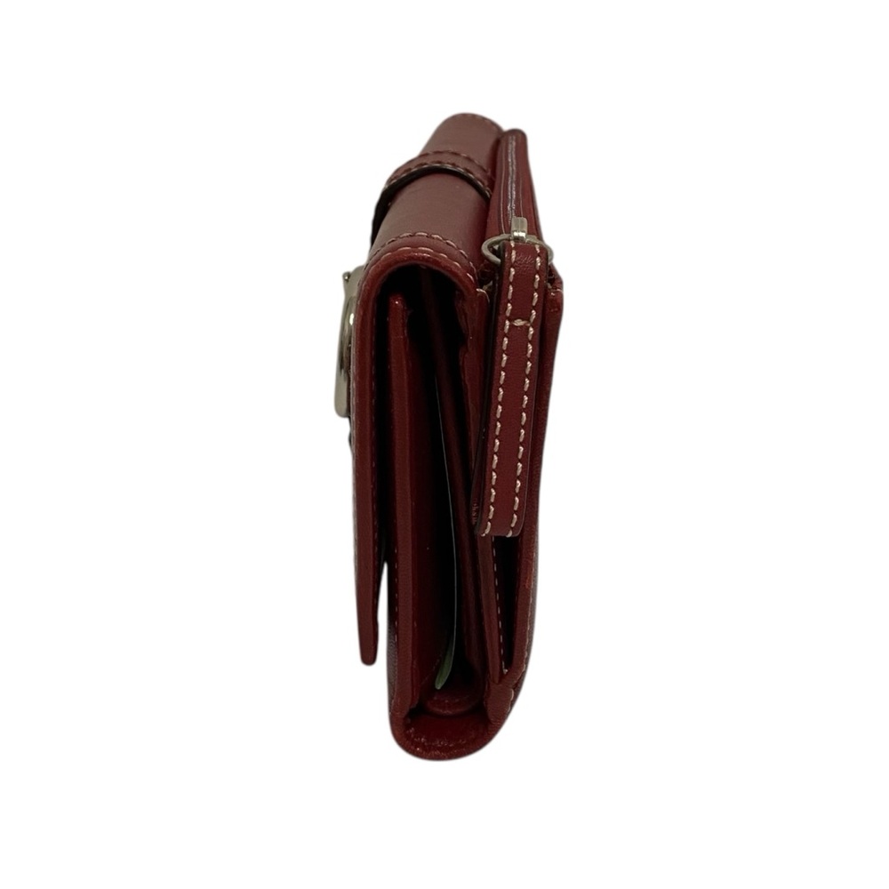 Coach Solid Red Leather Wallet - image 3